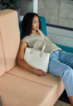 Promoción 😍 Anna Field Bolso De Mano - Off-white, Mujer 🧨