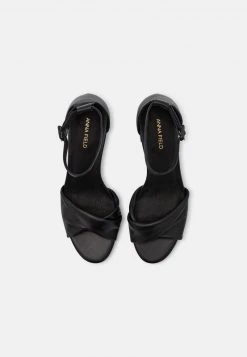 Venta al por mayor 😍 Anna Field LEATHER - 🥰 Sandalias - Black, Mujer ❤️ -Elegancia Femenina Tienda 491799507bb94d658e82789165e3c266