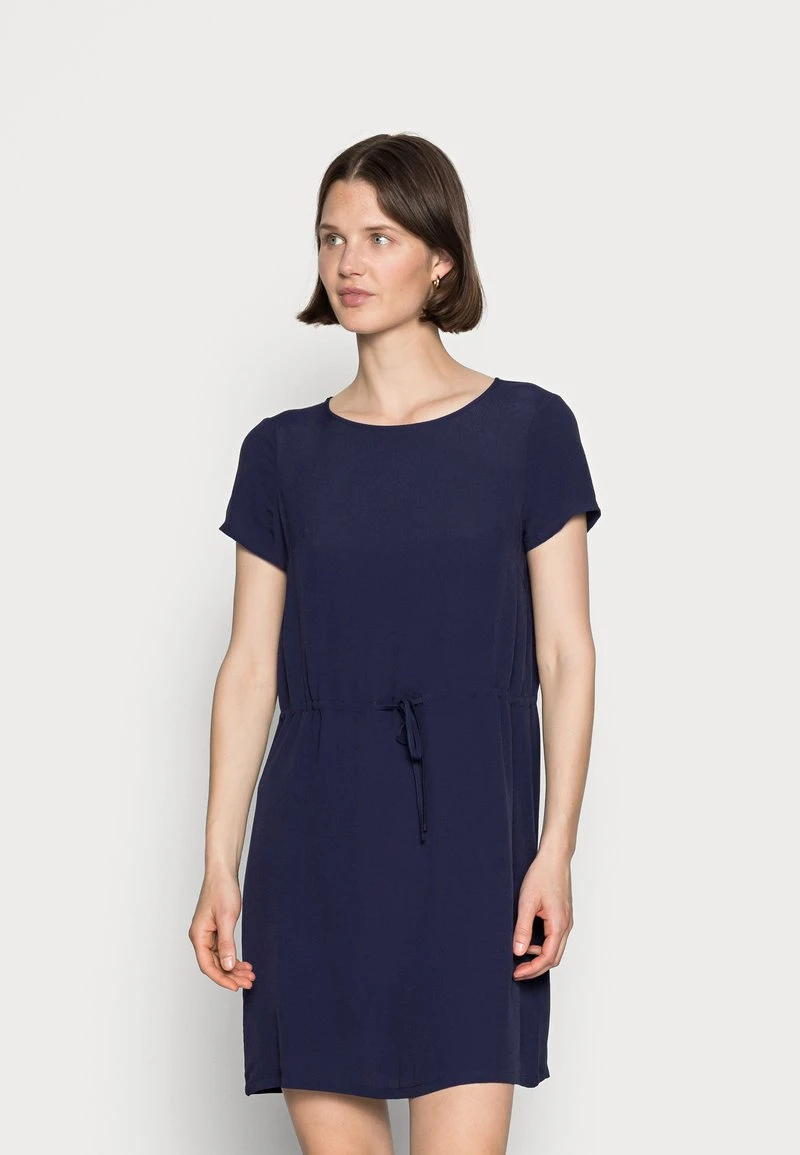 Descuento ✔️ Anna Field WOVEN 🤩 DRESS BASIC TUNNEL - Vestido Informal - Dark Blue, Mujer ✔️ 3 Descuento ✔️ Anna Field WOVEN 🤩 DRESS BASIC TUNNEL - Vestido Informal - Dark Blue, Mujer ✔️