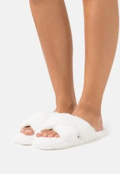 Presupuesto 🤩 Anna Field Pantuflas - White, Mujer 😍