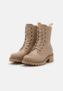 Gran venta ⭐ Anna Field LEATHER - Botines Con Cordones - Beige, Mujer 🧨 -Elegancia Femenina Tienda 4d3ae54227604b408eedb186f8dae634