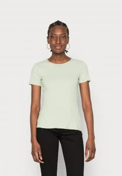 Toma de corriente 🛒 Anna Field Camiseta Básica - Light Green, Mujer 🎉