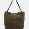 10 mejores ⭐ Anna Field LEATHER - Bolso De Mano - Khaki, Mujer ⌛