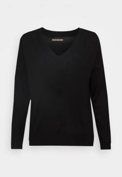 Venta express ⌛ Anna Field BASIC- SOFT V-NECK - Jersey De Punto - Black, Mujer ⌛ -Elegancia Femenina Tienda 546fada4772042ee9d050e2e14958186