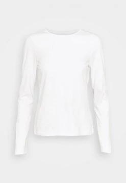 ofertas ⌛ Anna Field Camiseta De Manga Larga - White, Mujer ❤️