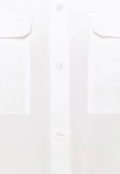 Presupuesto ✨ Anna Field Basic Blouse With Front Pockets - Camisa - Offwhite, Mujer ⌛ -Elegancia Femenina Tienda 55f17eb1c4e84980a46e9b4729c3e429