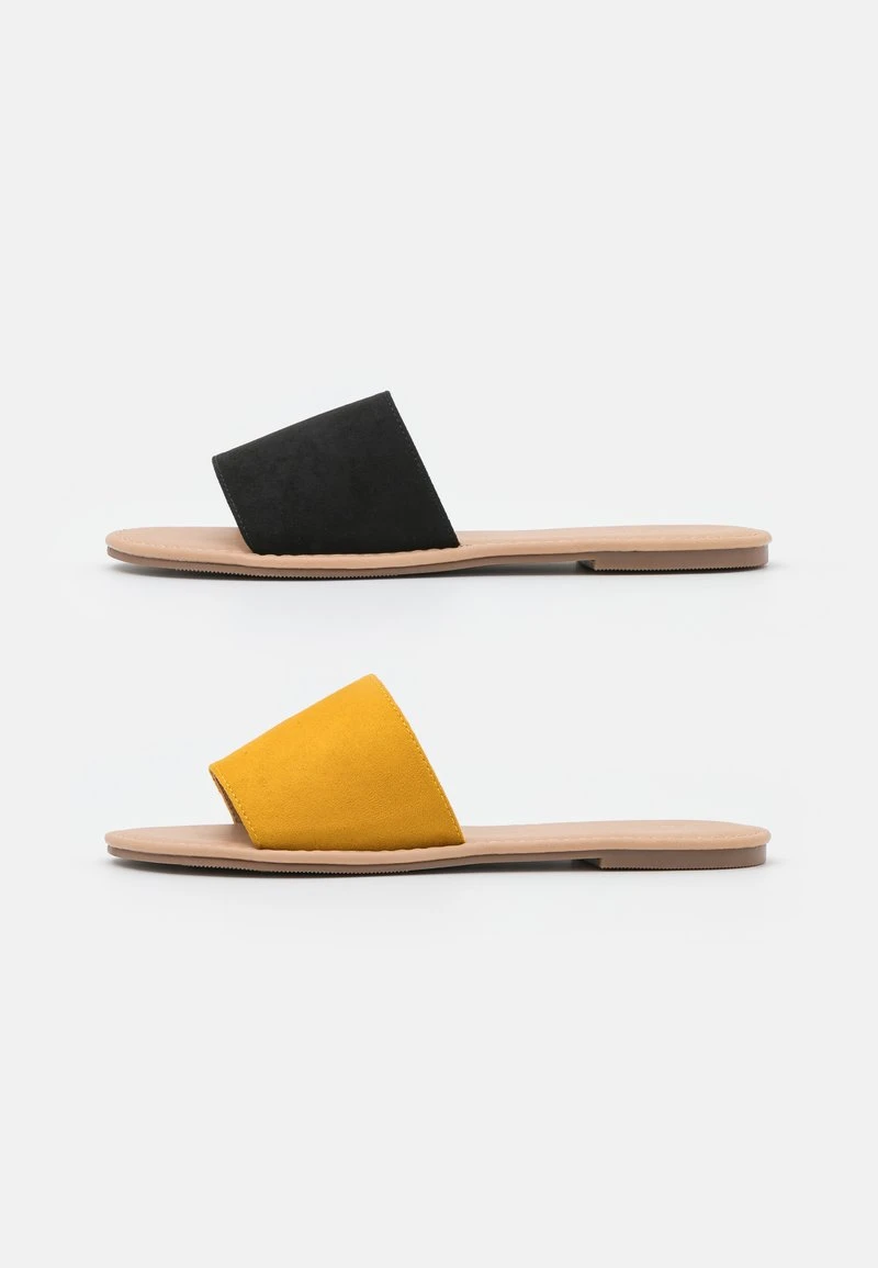 Para estrenar 🥰 Anna Field 2 PACK - Sandalias Planas - Black/yellow, Mujer 😉 4 Para estrenar 🥰 Anna Field 2 PACK - Sandalias Planas - Black/yellow, Mujer 😉 - Imagen 2