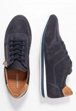 Venta express ✔️ Anna Field COMFORT LEATHER - Zapatillas - Dark Blue, Mujer ✨ -Elegancia Femenina Tienda 59364f71088b408288602fa193144277