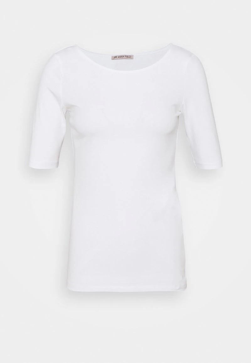 Comprar 🛒 Anna Field Camiseta Básica - White, Mujer 🛒 3 Comprar 🛒 Anna Field Camiseta Básica - White, Mujer 🛒