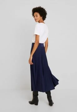 Para estrenar 💯 Anna Field Plisse A-line Midi 🥰 Skirt - Falda Acampanada - Maritime Blue, Mujer ✨ -Elegancia Femenina Tienda 5e377213776043ae87e0befe2a75e8ca