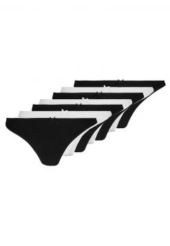 Para estrenar ✔️ Anna Field GEORGINA 7 PACK THONG - COTTON - Tanga - White/black, Mujer 😍