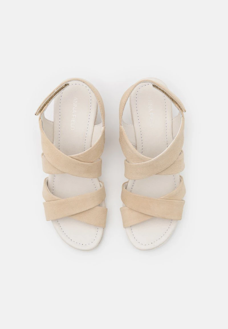 mejor venta 🛒 Anna Field LEATHER - Sandalias De Cuña - Beige, Mujer 😀 8 mejor venta 🛒 Anna Field LEATHER - Sandalias De Cuña - Beige, Mujer 😀 - Imagen 6