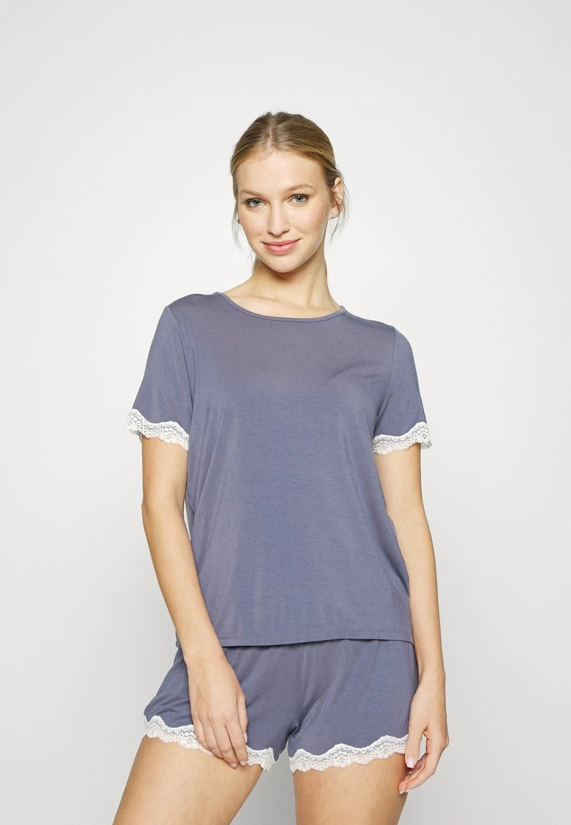 Gran venta 🤩 Anna Field LACE TRIM SHORT SET - Pijama - Blue, Mujer 🧨 3 Gran venta 🤩 Anna Field LACE TRIM SHORT SET - Pijama - Blue, Mujer 🧨