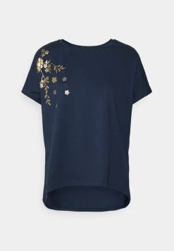 Toma de corriente ⭐ Anna Field Camiseta Estampada - Dark Blue, Mujer 🤩