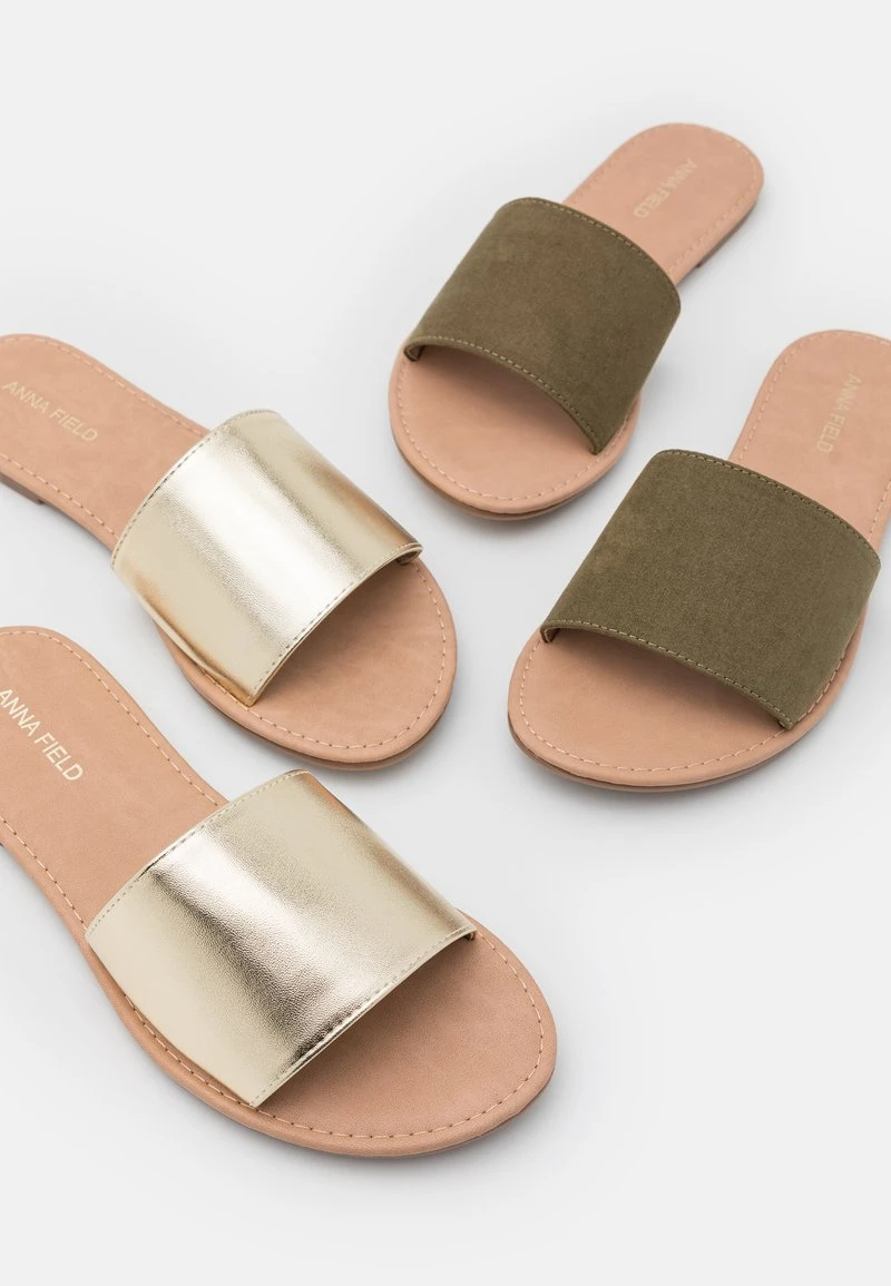 Gran venta 😉 Anna Field 2 PACK - 🛒 Sandalias Planas - Khaki/gold, Mujer ✔️ 9 Gran venta 😉 Anna Field 2 PACK - 🛒 Sandalias Planas - Khaki/gold, Mujer ✔️ - Imagen 7
