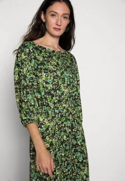 ofertas ⭐ Anna Field Quarter Sleeves Elevated Casual Midi Dress - Vestido Informal - Black/green, Mujer 🛒 -Elegancia Femenina Tienda 6897305fcad341ac9649a3f79f7aff4c