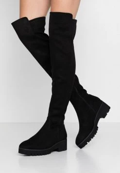 Mejor precio ⌛ Anna Field Botas Mosqueteras - Black, Mujer 😀
