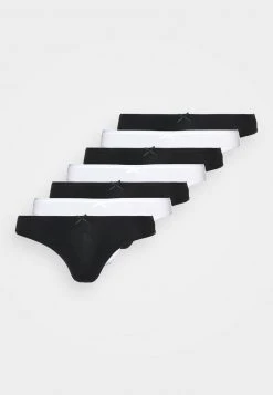 Nuevo 👍 Anna Field GEORGINA 7PP THONG COTTON - Tanga - Black/white, Mujer ❤️ -Elegancia Femenina Tienda 6aea1dd502964fdd8c8e2e8eed194e69