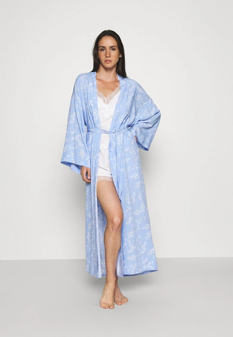 ofertas ✨ Anna Field LISHA LONG PRINTED ROBE - Albornoz - Blue Denim, Mujer ⌛ 5 ofertas ✨ Anna Field LISHA LONG PRINTED ROBE - Albornoz - Blue Denim, Mujer ⌛ - Imagen 3