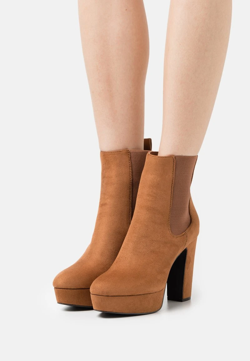 Mejor precio 🤩 Anna Field Botines Con Plataforma - Cognac, Mujer 🧨 3 Mejor precio 🤩 Anna Field Botines Con Plataforma - Cognac, Mujer 🧨