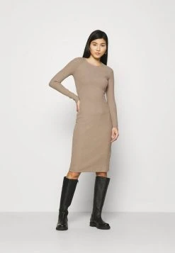 Comprar 🛒 Anna Field Vestido De Punto - Light Brown, Mujer ✔️