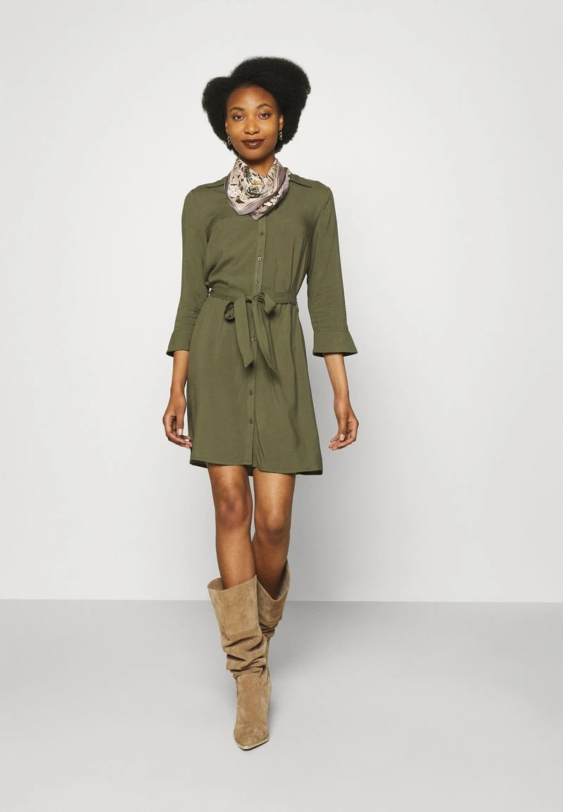 Nuevo ✔️ Anna Field Vestido Camisero - Olive, Mujer ⭐ 4 Nuevo ✔️ Anna Field Vestido Camisero - Olive, Mujer ⭐ - Imagen 2