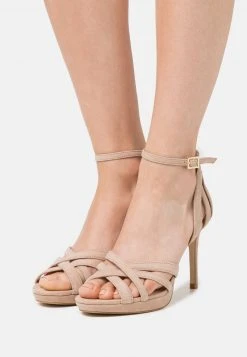 Comprar 💯 Anna Field LEATHER - Sandalias De Tacón - Beige, Mujer 🌟
