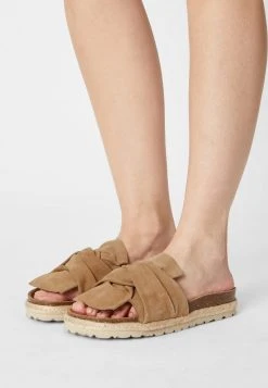 Mejor trato ⭐ Anna Field COMFORT LEATHER - Pantuflas - Beige, Mujer 🔥