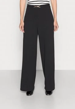 Venta al por mayor 🛒 Anna Field WIDE LEG PANTS WITH DETAIL - Pantalones - Black, Mujer 🧨