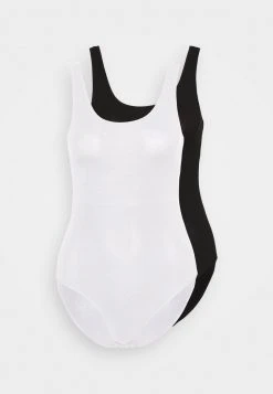 Lo mas barato 😉 Anna Field 2PP SINGLET BODY WITH BRIEF SHAPE - Body - Black/white, Mujer ❤️ -Elegancia Femenina Tienda 7583ab55b9d04c20b62b86f54d97532d