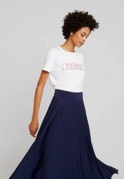 Para estrenar 💯 Anna Field Plisse A-line Midi 🥰 Skirt - Falda Acampanada - Maritime Blue, Mujer ✨ -Elegancia Femenina Tienda 7ab564a26da040e68012a316977b7a10