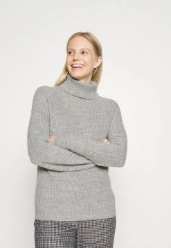 Presupuesto ✔️ Anna Field WOOL BLEND TURTLENECK - Jersey De Punto - Mottled Light Grey, Mujer ✔️
