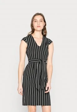 mejor venta ⭐ Anna Field Vestido De Tubo - Black/ White, Mujer ✨