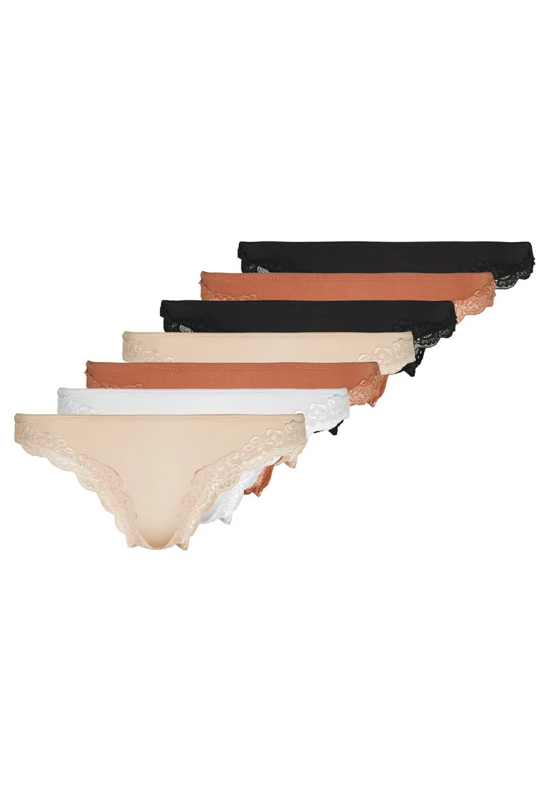 Barato 🎁 Anna Field SAMIRA 7PP THONG LACE MICRO - Tanga - Black/white/tan, Mujer 😉 3 Barato 🎁 Anna Field SAMIRA 7PP THONG LACE MICRO - Tanga - Black/white/tan, Mujer 😉