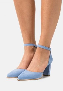 Nuevo ⌛ Anna Field LEATHER - Tacones - Light Blue, Mujer 👏