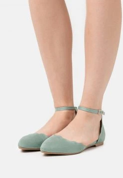 Gran venta ⭐ Anna Field Bailarinas Con Hebilla - Mint, Mujer ⌛