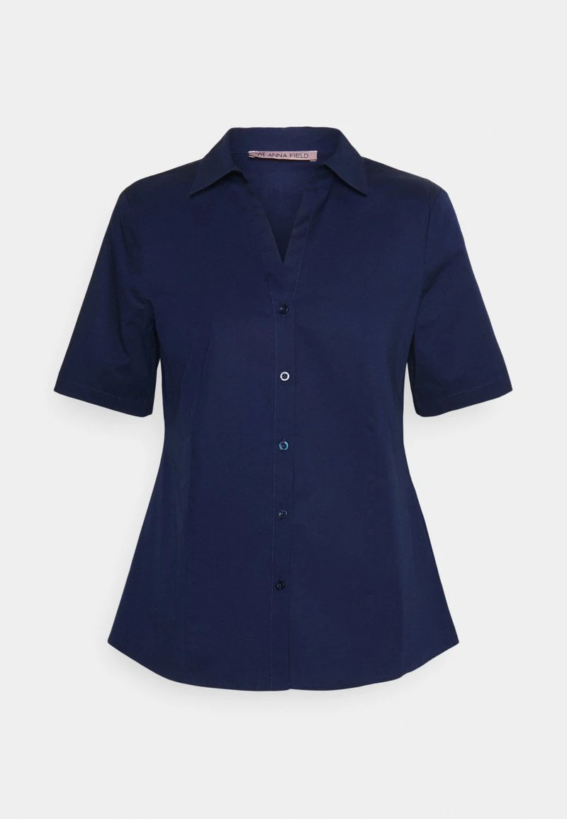 Mejor precio 😀 Anna Field Blusa - Dark Blue, Mujer ⭐ 3 Mejor precio 😀 Anna Field Blusa - Dark Blue, Mujer ⭐