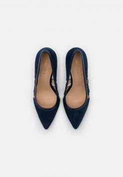 Nuevo 🛒 Anna Field LEATHER - Tacones - Dark Blue, Mujer ⭐ -Elegancia Femenina Tienda 844546f306c2403ca8ed095ff9bef8d5