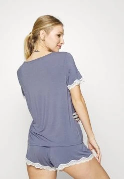 Gran venta 🤩 Anna Field LACE TRIM SHORT SET - Pijama - Blue, Mujer 🧨 11 Gran venta 🤩 Anna Field LACE TRIM SHORT SET - Pijama - Blue, Mujer 🧨 -Elegancia Femenina Tienda 873d92432a5d4ce39b35f102d24ea23b