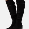 Gran venta ✨ Anna Field Botas Mosqueteras - Black, Mujer 🔔