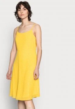 Descuento 👏 Anna Field STRAPPA FIT AND FLARE - Vestido Informal - Yellow, White, Mujer 💯 -Elegancia Femenina Tienda 8bc04923d59848eaa3e22398621b5e1d