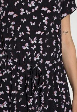 Gran venta ⌛ Anna Field WOVEN 🎉 DRESS BASIC TUNNEL - Vestido Informal - Black/lilac, Mujer 🛒 -Elegancia Femenina Tienda 8c395370f582492e874d2ff1279782da