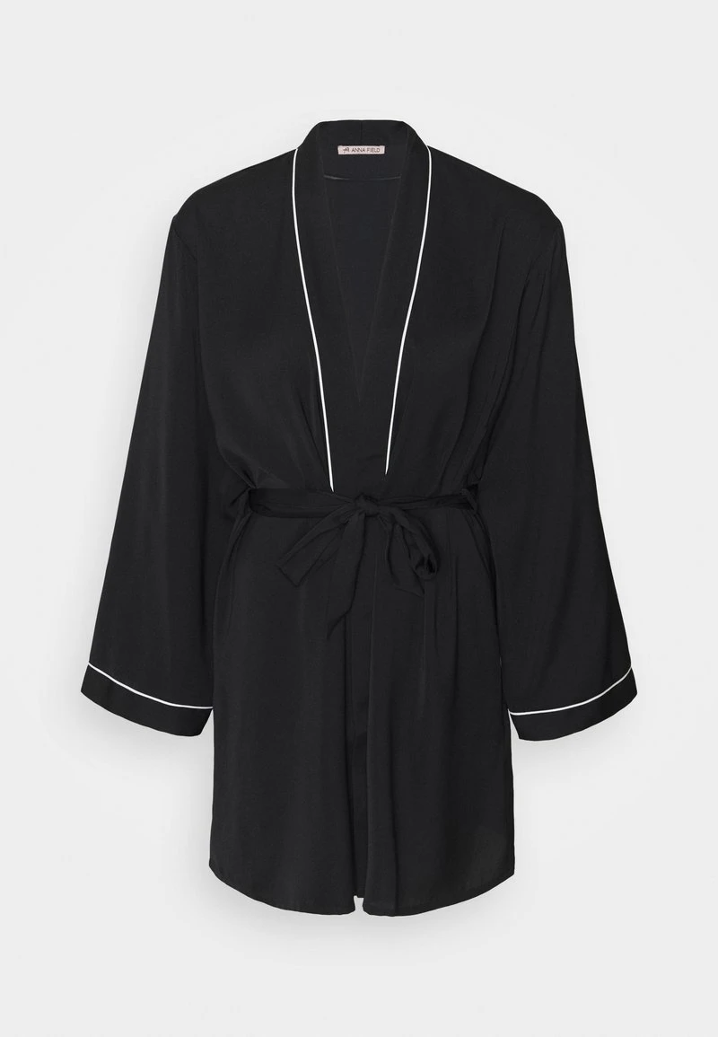 Toma de corriente 👏 Anna Field AMANDA SATIN DRESSING GOWN - Albornoz - Black, Mujer 👏 7 Toma de corriente 👏 Anna Field AMANDA SATIN DRESSING GOWN - Albornoz - Black, Mujer 👏 - Imagen 5