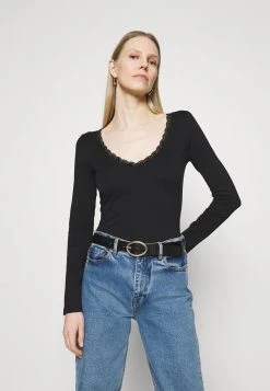 Venta express 🔔 Anna Field Camiseta De Manga Larga - Black, Mujer 👏