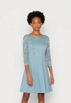 Cupón ⭐ Anna Field Vestido De Cóctel - Light Blue, Mujer 🔔
