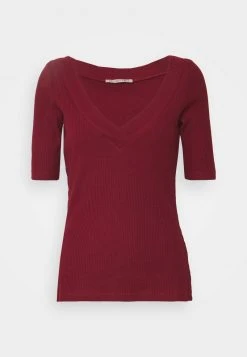 Mejor precio 🥰 Anna Field Camiseta Estampada - Dark Red, Mujer ⭐
