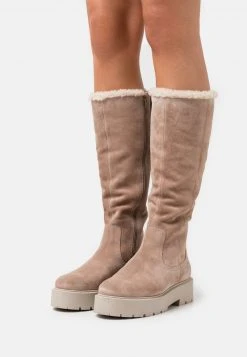 Toma de corriente ✨ Anna Field LEATHER - Botas Para La Nieve - Beige, Mujer 👏