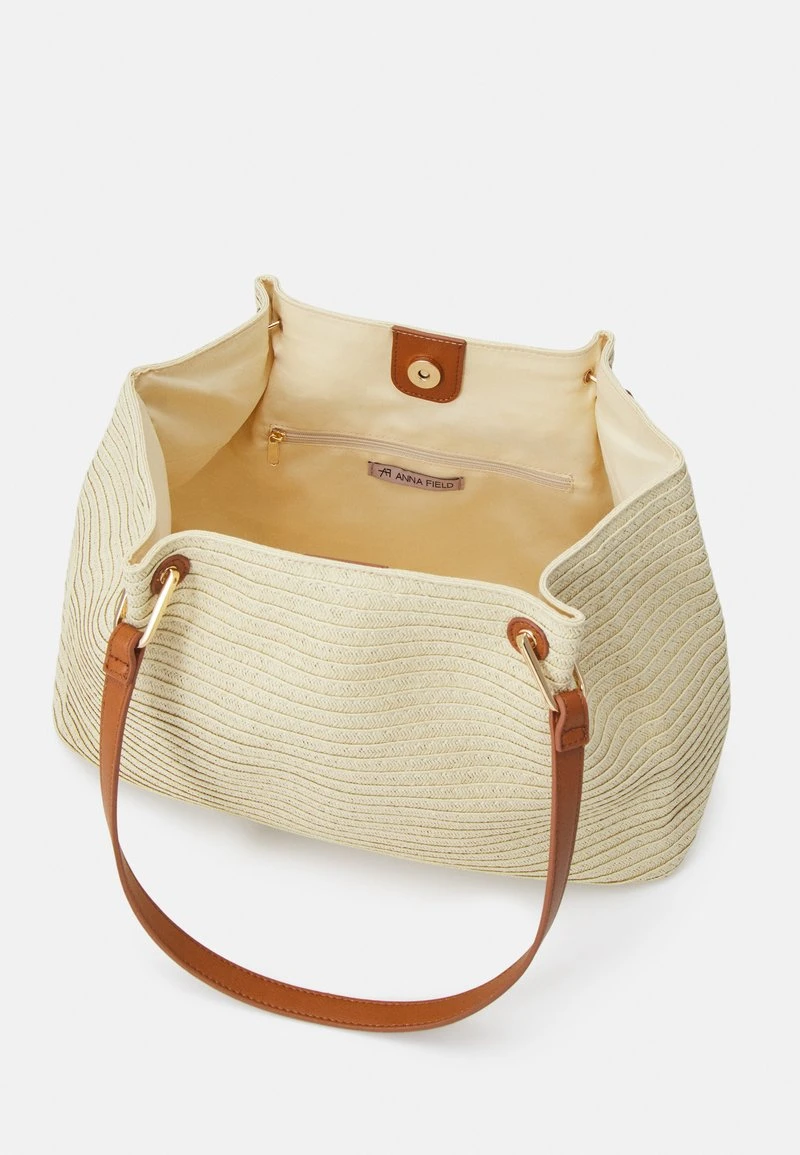 Gran venta ⌛ Anna Field Bolso Shopping - Beige/cognac, Mujer 💯 5 Gran venta ⌛ Anna Field Bolso Shopping - Beige/cognac, Mujer 💯 - Imagen 3