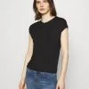 Venta express ✔️ Anna Field Camiseta Básica - Black, Mujer ⌛