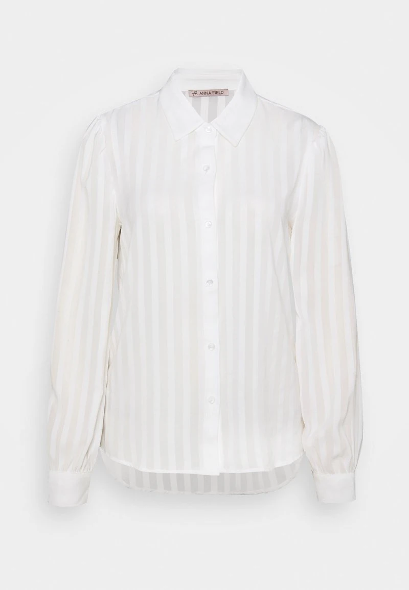 Gran venta 🔔 Anna Field Semi Sheer Blouse - Camisa - White, Mujer ❤️ 7 Gran venta 🔔 Anna Field Semi Sheer Blouse - Camisa - White, Mujer ❤️ - Imagen 5